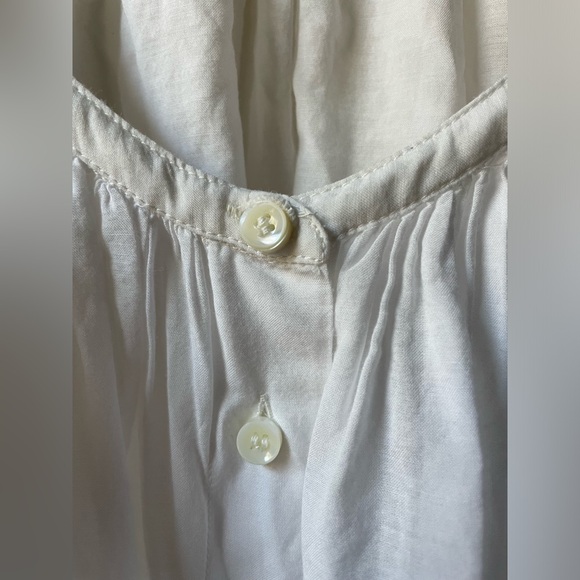 Doen Jane Top Size XXL White Sand Cotton NWOT - Picture 4 of 10